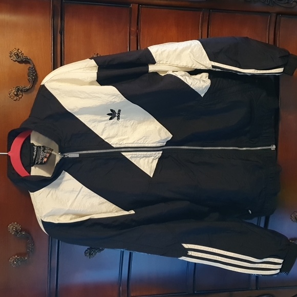 adidas Other - Vtg Adidas 3 Stripes Windbreaker Jacket sz Med.